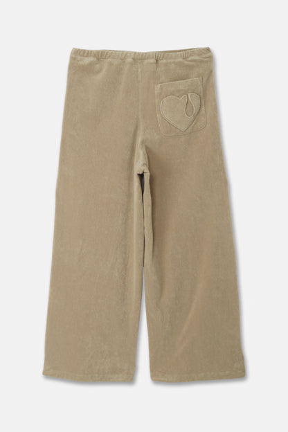 PILE WIDE PANTS