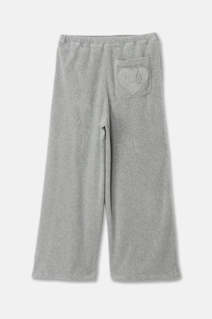 PILE WIDE PANTS