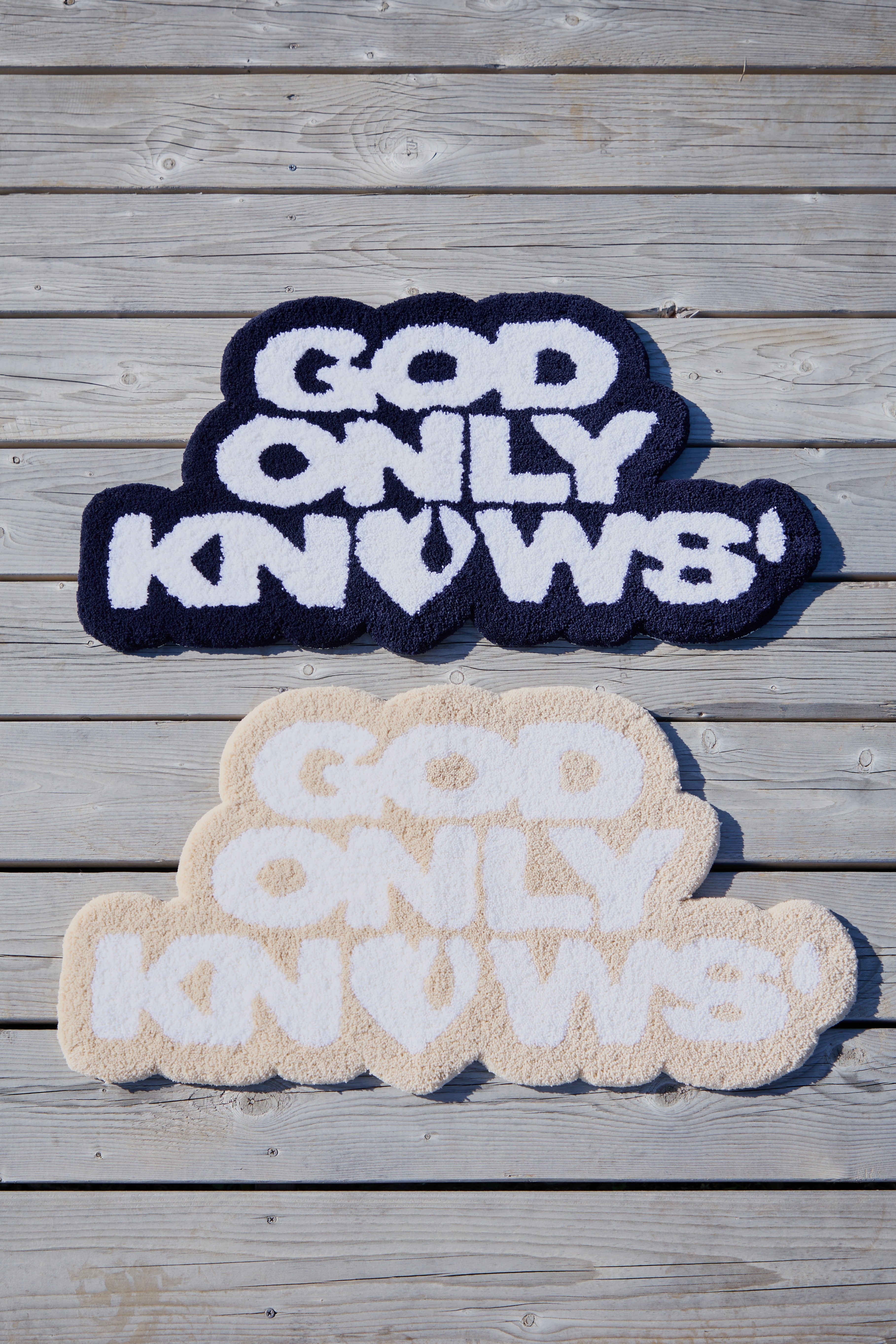 ミュージシャン GOD ONLY KNOWS MIYOSHI RUG SIGNATURE LOGO RUG – GOD ONLY KNOWS