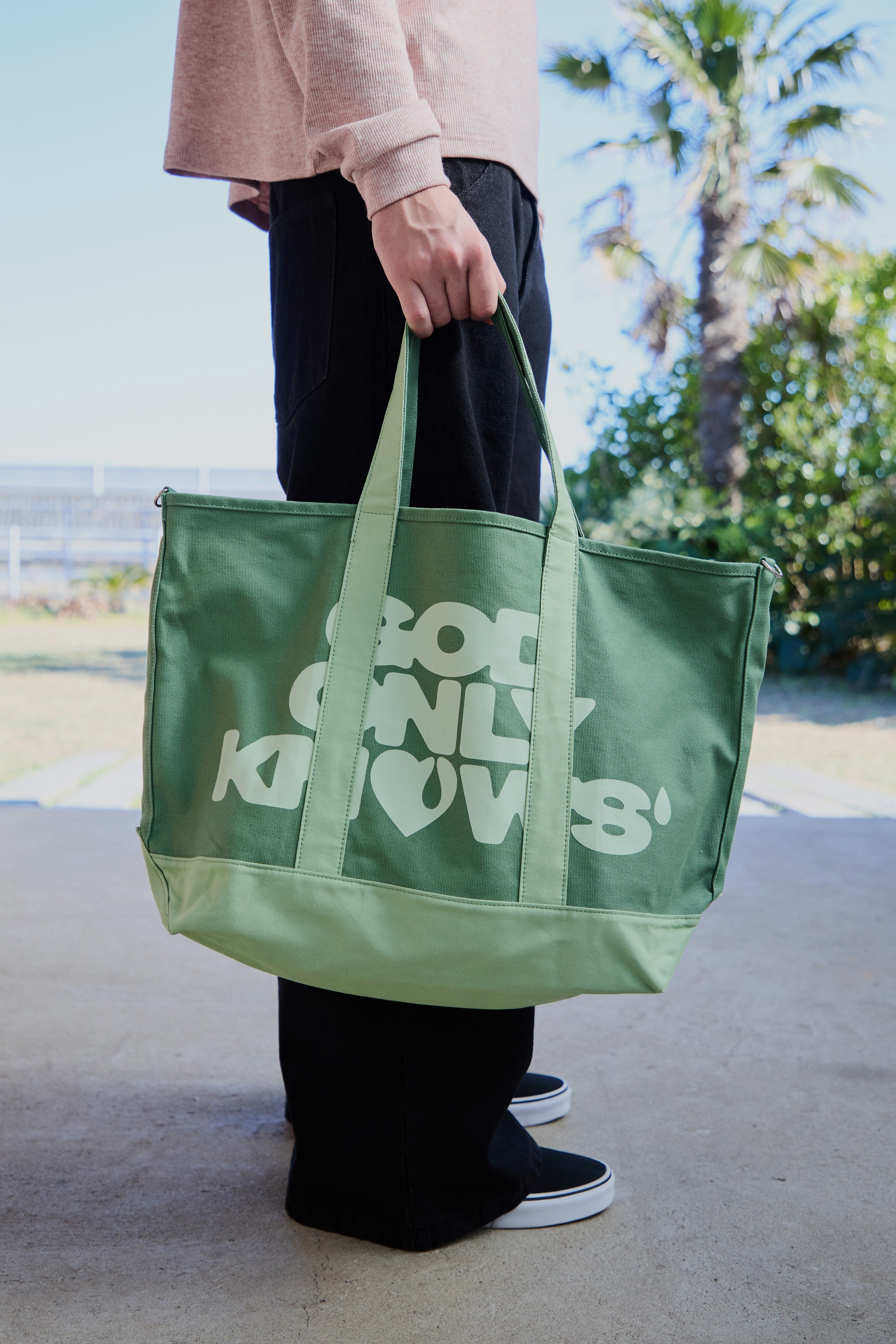godonlyknows トートバッグ OVERSIZED SHOULDER TOTE BAG – GOD ONLY KNOWS