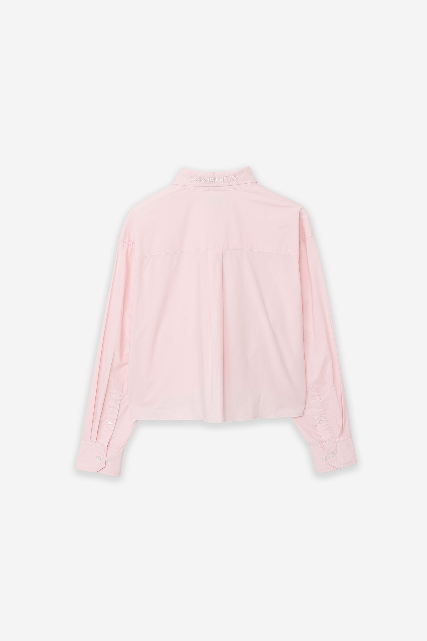 CROPPED PLAIN SHIRT